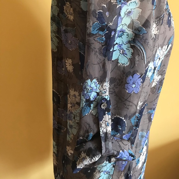 Karen Kane Silk georgette blouse - Picture 3 of 6